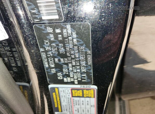 3KPF54AD1RE811136 2024 KIA FORTE Black Vista del compartimento del motor