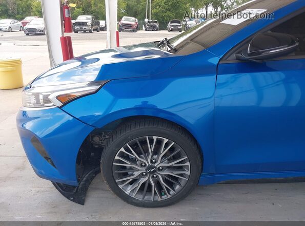 3KPF54AD2NE511292 2022 KIA FORTE Blue წინა ხედი