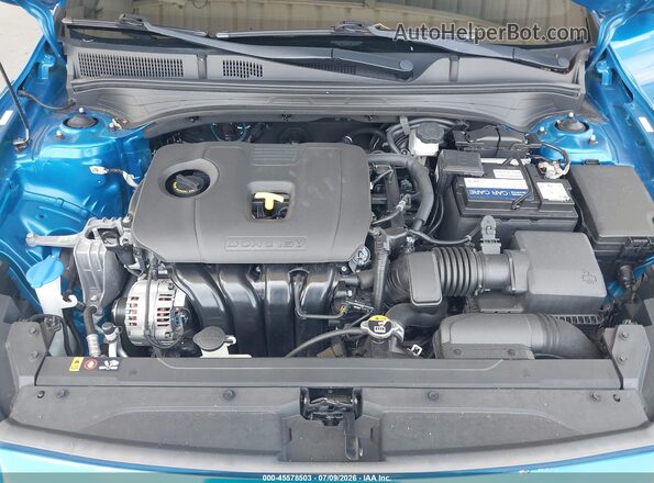 3KPF54AD2NE511292 2022 KIA FORTE Blue უკანა ხედი