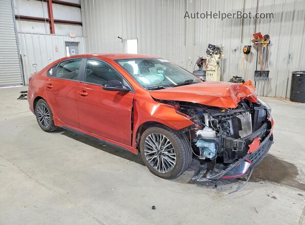 3KPF54AD2PE607703 2023 KIA FORTE Orange Front right