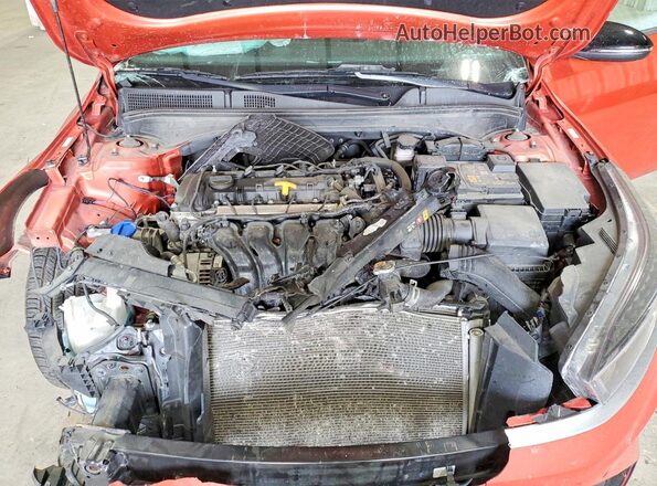3KPF54AD2PE607703 2023 KIA FORTE Orange Rear interior view