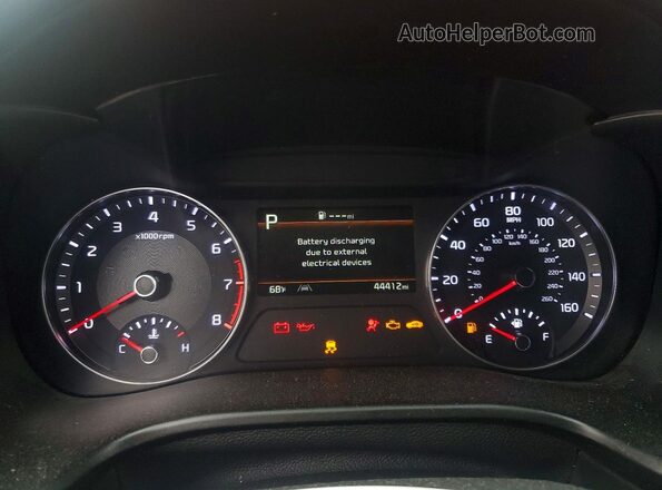 3KPF54AD2PE607703 2023 KIA FORTE Orange Instrument cluster view