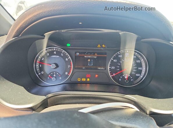 3KPF54AD3NE457632 2022 KIA FORTE Charcoal ხელსაწყოთა პანელის ხედი