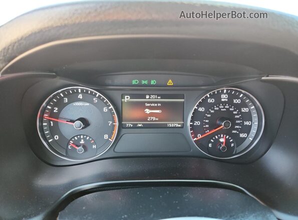 3KPF54AD3RE840847 2024 KIA FORTE White Widok zestawu wskaźników