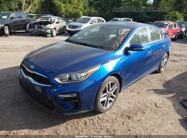3KPF54AD4LE154064 2020 KIA FORTE Blue Vista tres cuartos delantera izquierda