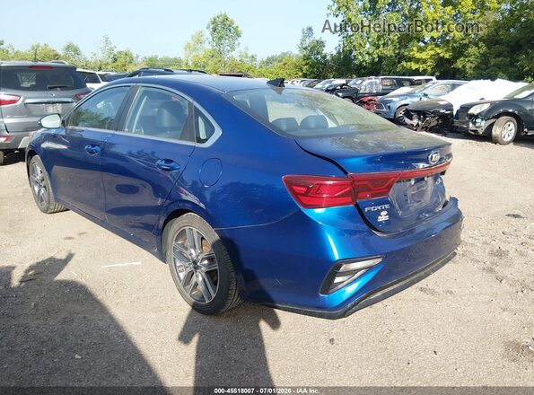 3KPF54AD4LE154064 2020 KIA FORTE Blue Trasero izquierdo