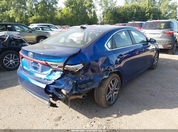 3KPF54AD4LE154064 2020 KIA FORTE Blue Trasero derecho