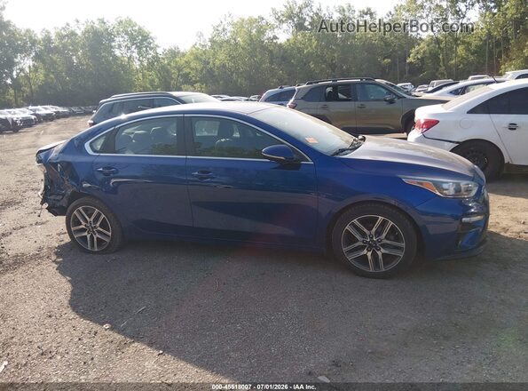 3KPF54AD4LE154064 2020 KIA FORTE Blue Vista interior trasera