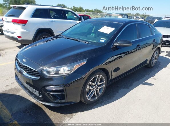 3KPF54AD4ME348837 2021 KIA FORTE Black Przód lewy