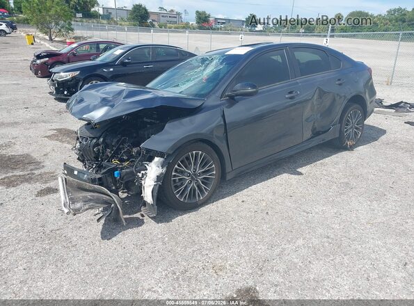 3KPF54AD4NE422372 2022 KIA FORTE Gray Передня ліва чверть