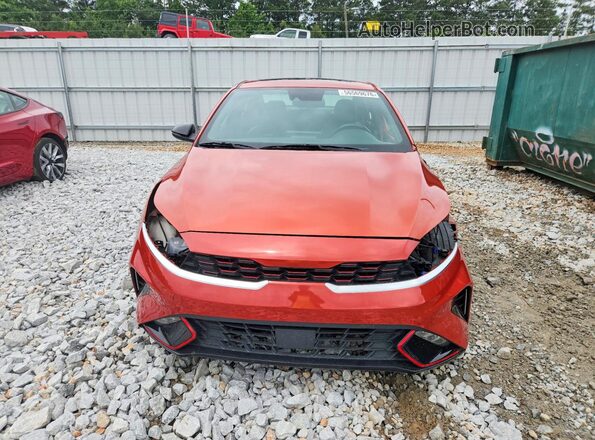 3KPF54AD4PE545575 2023 KIA FORTE Orange Front view
