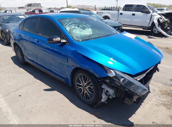 3KPF54AD4PE573943 2023 KIA FORTE Blue უკანა სალონის ხედი