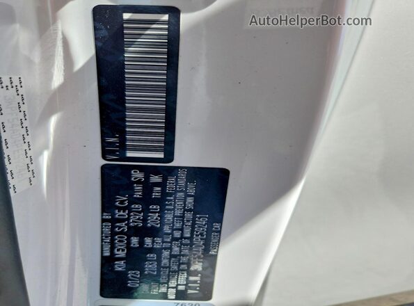3KPF54AD4PE592461 2023 KIA FORTE White Widok komory silnika