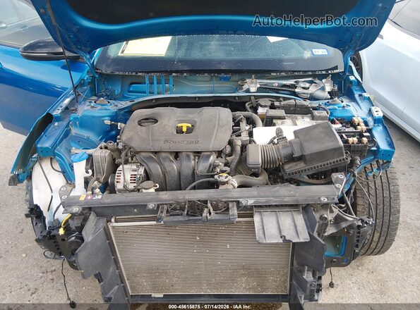 3KPF54AD4PE663142 2023 KIA FORTE Blue Widok z tyłu