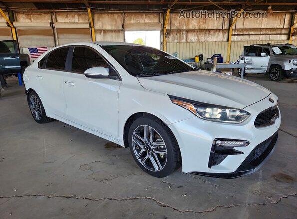 3KPF54AD5KE056675 2019 KIA FORTE White Delantero derecho