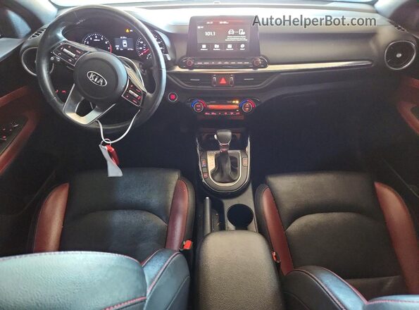 3KPF54AD5KE056675 2019 KIA FORTE White Vista del salpicadero