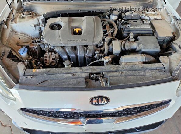 3KPF54AD5KE056675 2019 KIA FORTE White Vista interior trasera