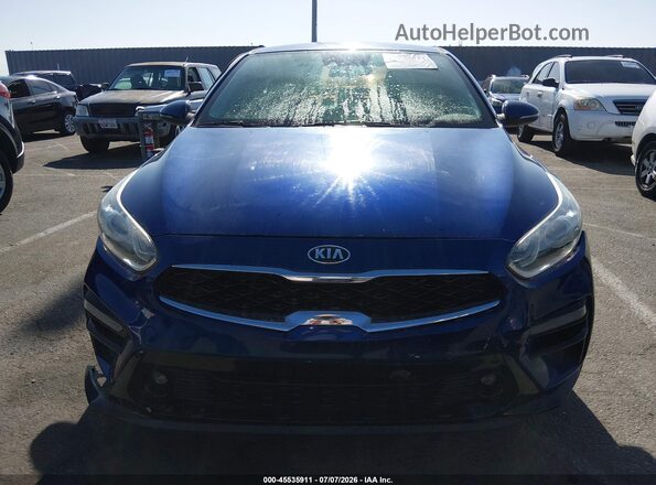 3KPF54AD5LE189860 2020 KIA FORTE Blue ხელსაწყოთა პანელის ხედი