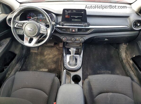 3KPF54AD5LE218063 2020 KIA FORTE Red Dashboard view