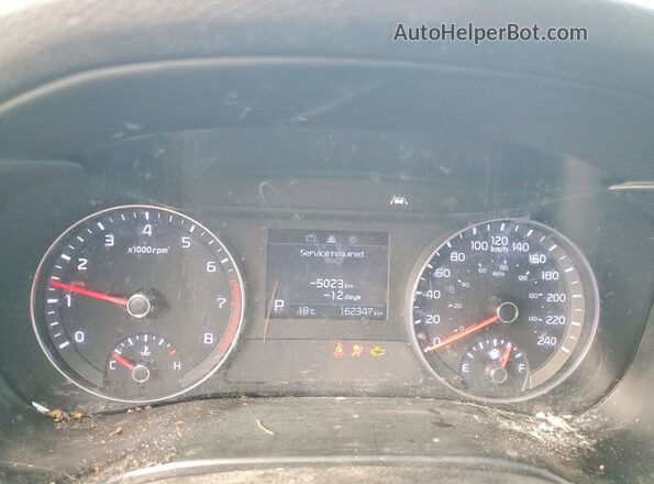 3KPF54AD5LE218063 2020 KIA FORTE Red Instrument cluster view