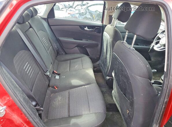 3KPF54AD5LE218063 2020 KIA FORTE Red Rear seats view