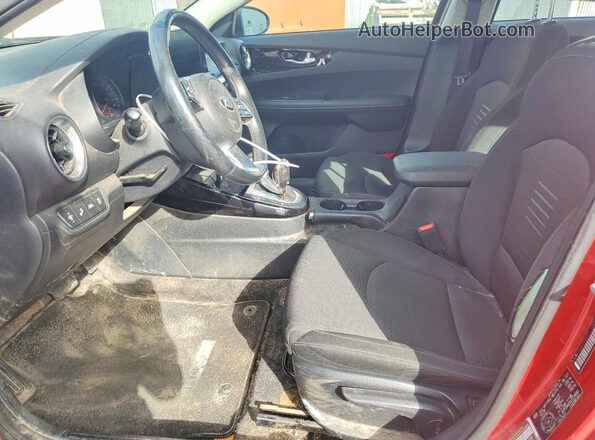3KPF54AD5LE218063 2020 KIA FORTE Red Front interior view