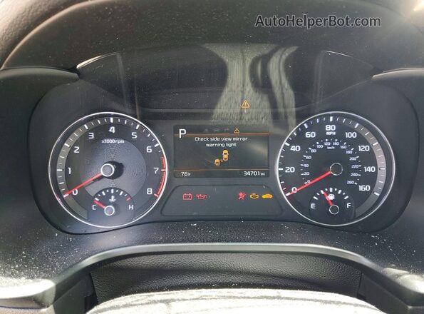 3KPF54AD5PE592257 2023 KIA FORTE White ხელსაწყოთა პანელის ხედი