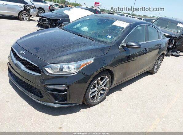 3KPF54AD6LE165633 2020 KIA FORTE Black წინა მარცხენა ხედი სამი მეოთხედიდან