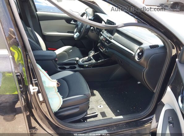 3KPF54AD6LE165633 2020 KIA FORTE Black წინა სალონის ხედი