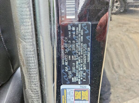3KPF54AD6PE575225 2023 KIA FORTE Black Widok komory silnika