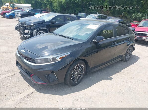 3KPF54AD6PE670397 2023 KIA FORTE Black წინა მარცხენა ხედი სამი მეოთხედიდან