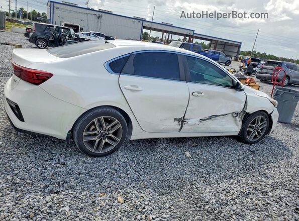 3KPF54AD7KE039649 2019 KIA FORTE White Задня права чверть