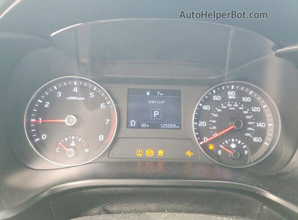 3KPF54AD7KE039649 2019 KIA FORTE White Вид щитка приладів