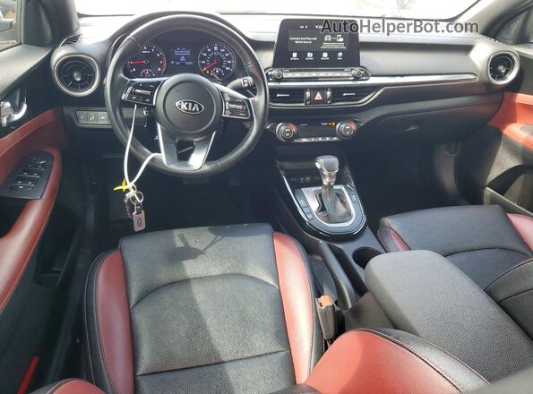 3KPF54AD7KE039649 2019 KIA FORTE White Вид панелі приладів
