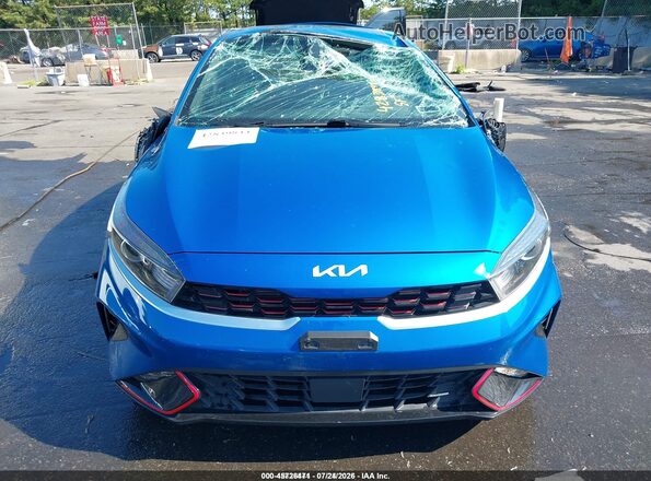 3KPF54AD7NE469086 2022 KIA FORTE Blue Սարքավորումների վահանակի տեսք