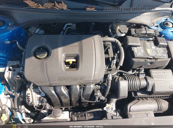 3KPF54AD7NE469086 2022 KIA FORTE Blue Հետևի տեսք