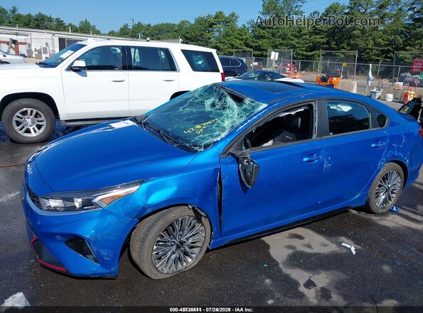 3KPF54AD7NE469086 2022 KIA FORTE Blue Դիմացի տեսք