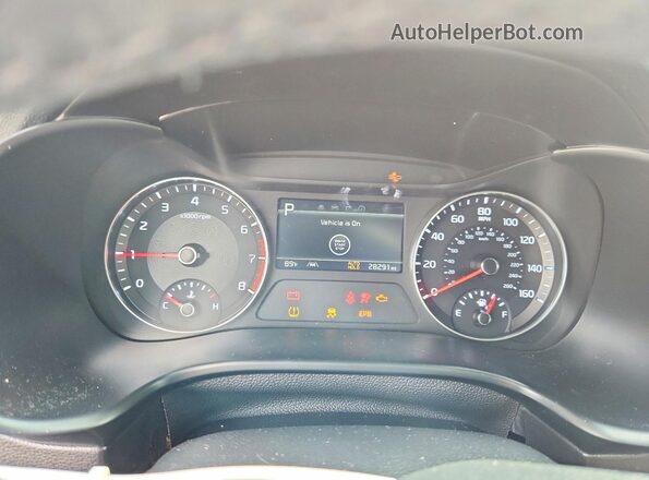 3KPF54AD7RE790292 2024 KIA FORTE White ხელსაწყოთა პანელის ხედი