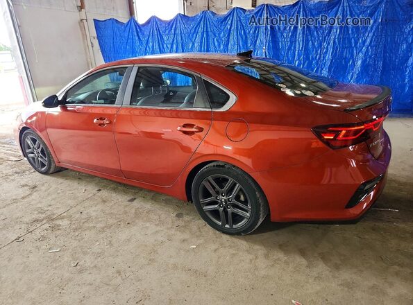 3KPF54AD8KE086334 2019 KIA FORTE Оранжевый Задняя левая четверть