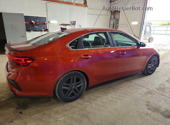 3KPF54AD8KE086334 2019 KIA FORTE Оранжевый Задняя правая четверть