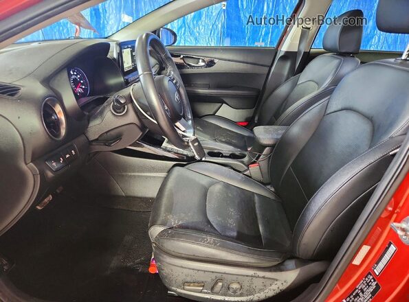 3KPF54AD8KE086334 2019 KIA FORTE Оранжевый Вид салона спереди