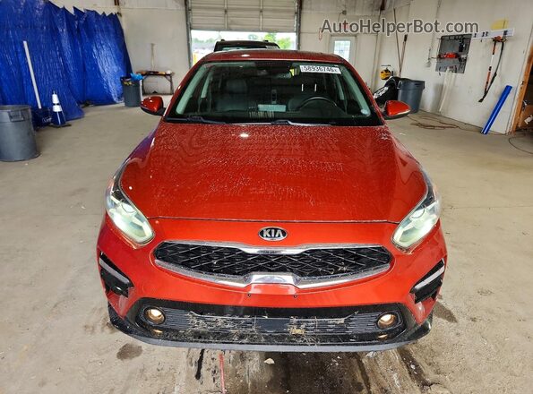 3KPF54AD8KE086334 2019 KIA FORTE Оранжевый Вид спереди