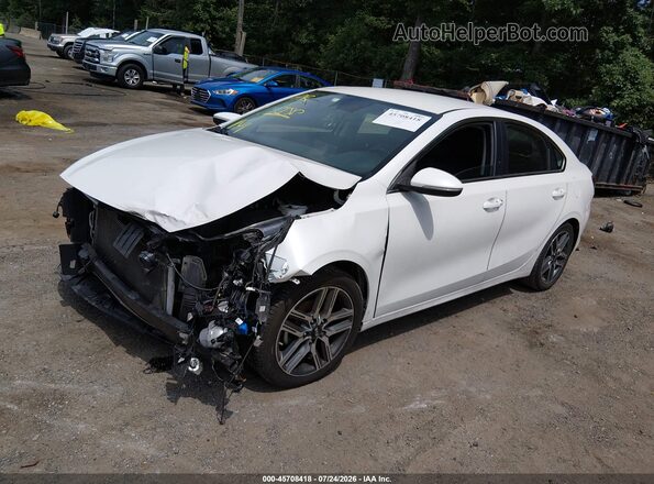 3KPF54AD8LE255219 2020 KIA FORTE Белый Передняя левая четверть