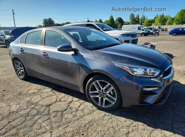 3KPF54AD8ME414435 2021 KIA FORTE Gray Front right