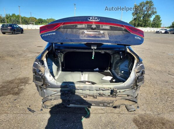 3KPF54AD8ME414435 2021 KIA FORTE Gray Rear view