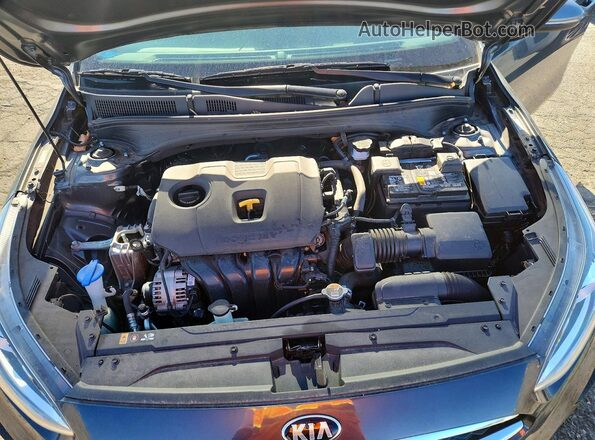 3KPF54AD8ME414435 2021 KIA FORTE Gray Rear interior view