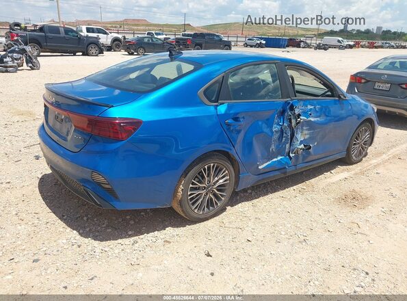 3KPF54AD8NE495065 2022 KIA FORTE Blue უკანა მარჯვენა