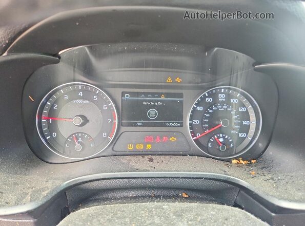3KPF54AD8PE564341 2023 KIA FORTE Gray ხელსაწყოთა პანელის ხედი