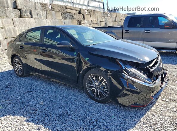 3KPF54AD8PE666156 2023 KIA FORTE Black Передня права чверть