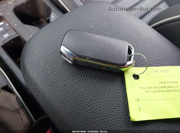 3KPF54AD8RE743661 2024 KIA FORTE Серый Вид панели приборов